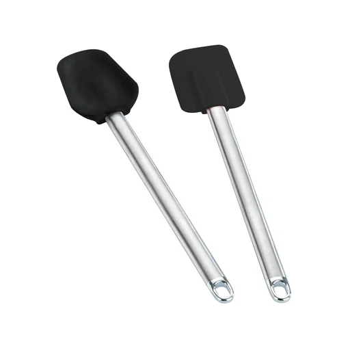 "Silikon-Teigschaber & -spatel, 2-teilig image"