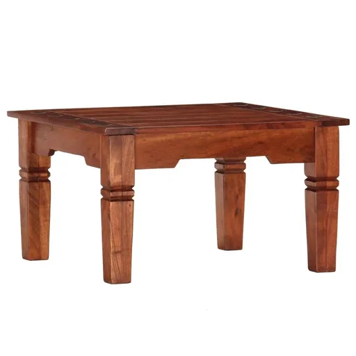 "Beistelltisch 60x60x35 cm Akazienholz massiv image"