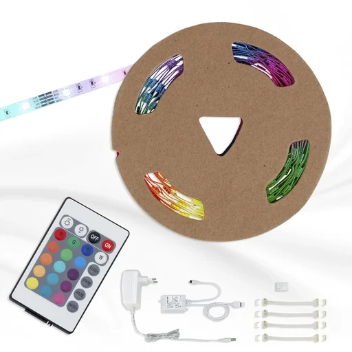 "RGB-LED Flexband, 5m, 150 RGB-LEDs, 22 Watt, IP20 image"