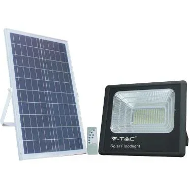 "VT-100W Solarscheinwerfer mit separatem Solarpanel - 35W - 2450 Lumen - 4000K - Solarenergie image"