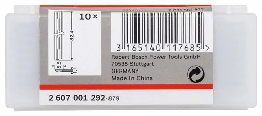 "Hobelmesser, 82 mm, gerade, Carbide, 40°, 10 Stück image"