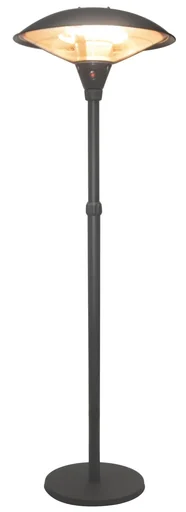 "Terrassenheizer - Wärmepilz Elektro schwarz mit Timer Funktion image"