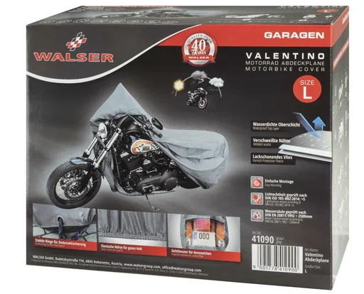 "Motorradgarage Chopper - Grösse L - 250 x 100 x 130 cm - PVC image"