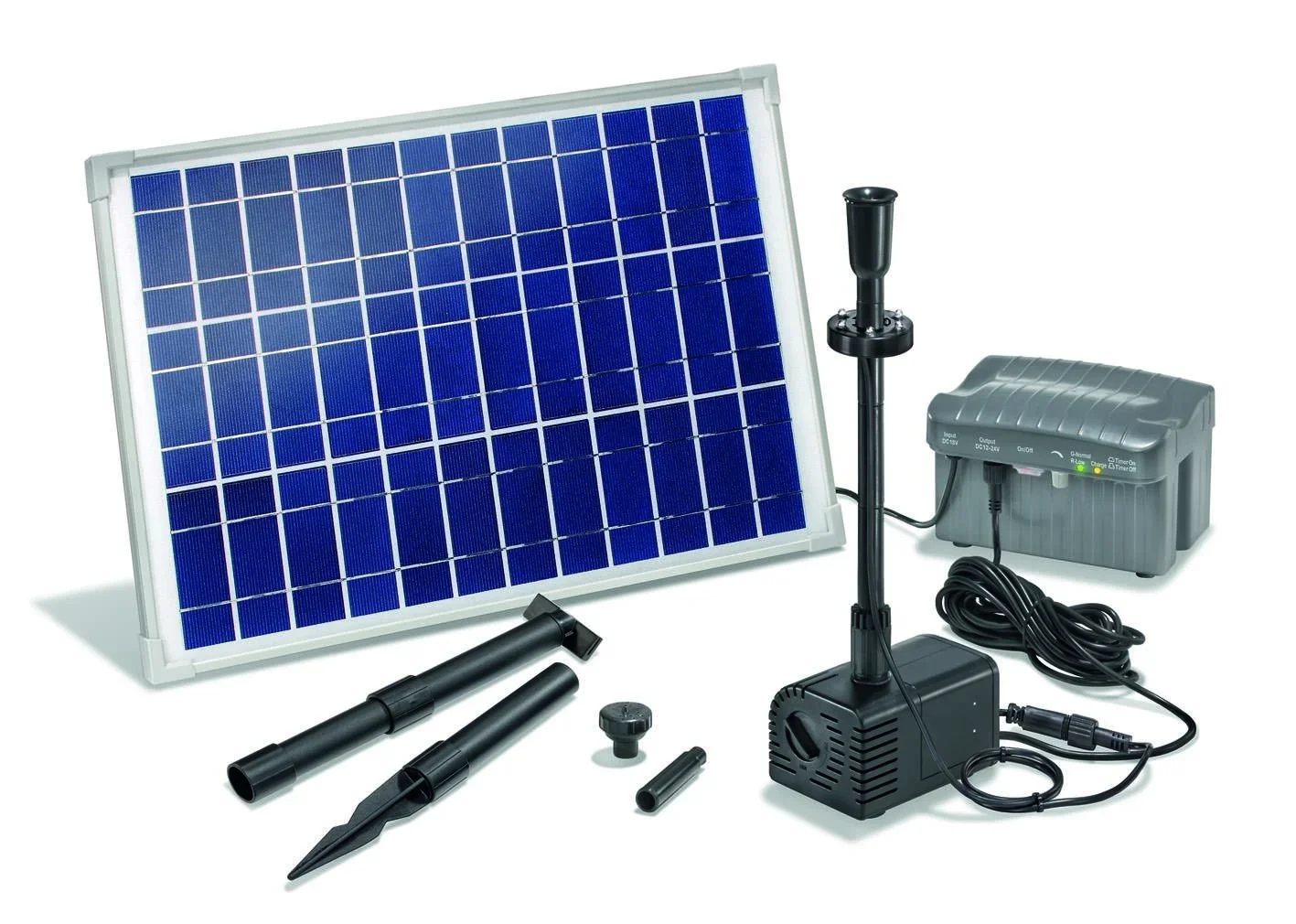 Solar Pumpensystem "Siena" - mit LED Beleuchtung