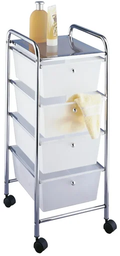 "Haushalts - / Badwagen " Messina " weiß image"