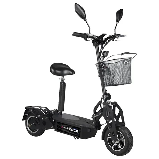 "E-Roller "Camper" Basic 20 km/h inklusive abnehmbarem Einkaufskorb schwarz image"