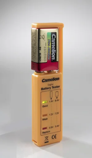 "Plus Alkaline Batteriebox mit Batterietester und Adapter - 29-teilig image"