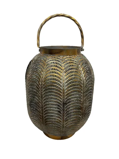 "Laterne Metall Antik mit Glaseinsatz image"