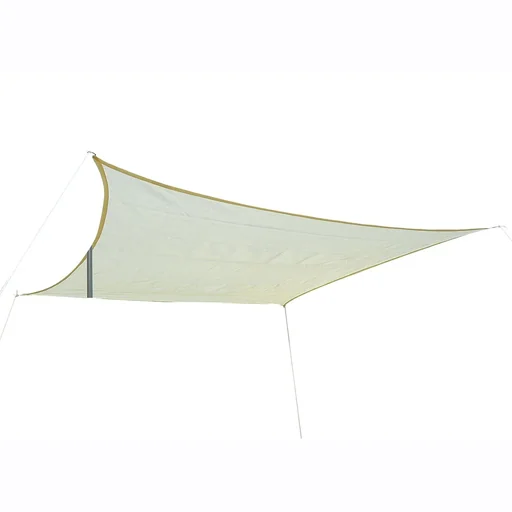 "Sonnensegel (3x3m cream) Quadrat HDPE - atmungsaktiv image"