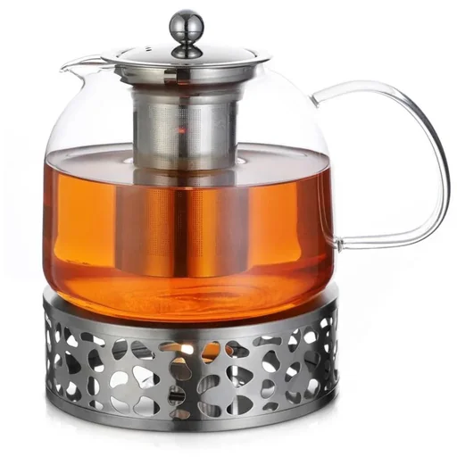 "Teekanne Glas inkl. Warmhalter 1,5L image"