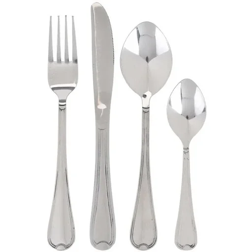 "NL Besteckset Classic - 16 Teile - Silber image"