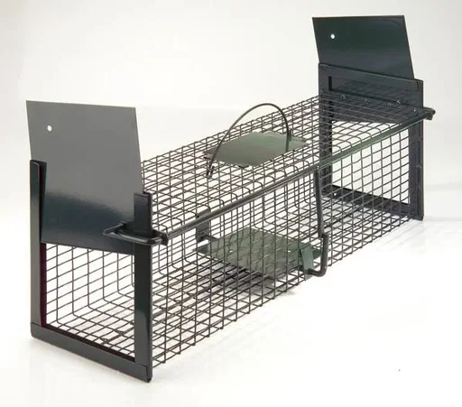 "Lebendfalle "2" für Marder, Ratten etc. zwei Eingänge - 103 x 27 x 27 cm image"