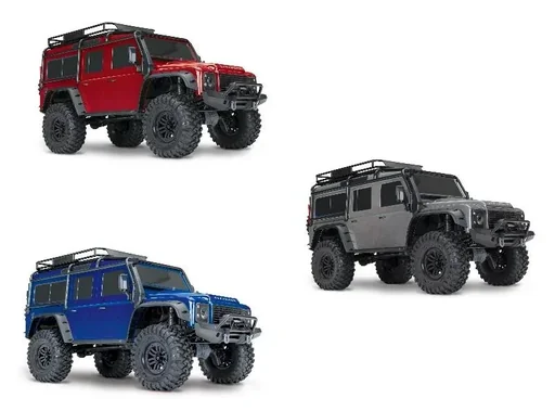 "TRX-4 LR Defender 4x4 metallicblau RTR o. Akku/Lader 1/10 4WD Scale-Crawler Brushed image"