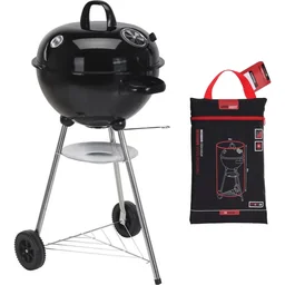 BBQ Collection Charcoal Grill on Wheels with Thermometer - Ø47 cm incl. Protective Cover