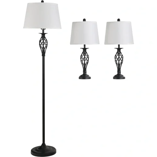 "Stehlampe inkl, 2 Tischlampen image"
