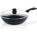 Wok-Pfanne Ø30 cm (12,5") Schwarzer Marmor