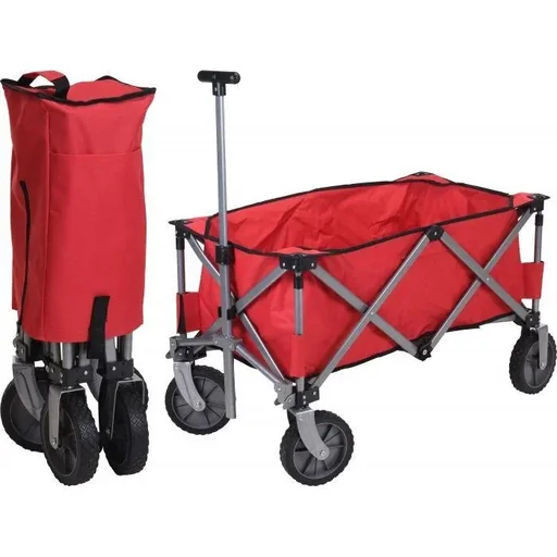 "Klappwagen rot 90 x 49 x 58cm image"
