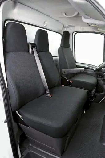 "Passform Sitzbezüge Iveco Daily IV für Einzelsitz und Doppelbank vorne aus Stoff ab BJ 2006 bis 08/2011 image"