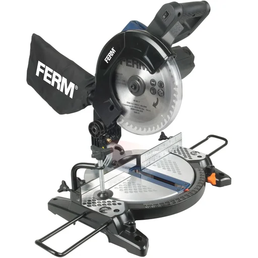 "MSM1037 Kapp- und Gehrungssäge 1300W - 210mm - Laserführung - Inkl. 210mm HM Sägeblatt (T48), Staubsack und Zubehör image"