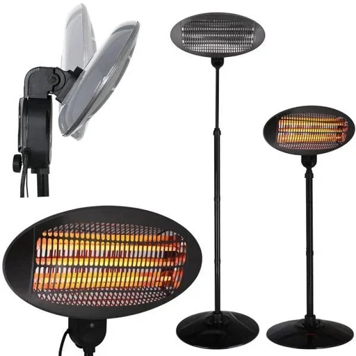 "Elektrischer Terrassenheizer mit 3 Einstellungen image"