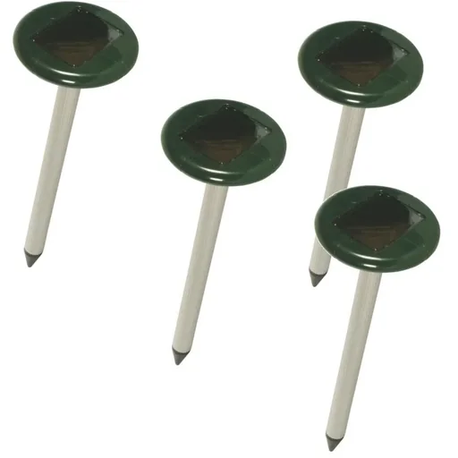 "4x Perel solar betriebener Maulwurfshredder image"