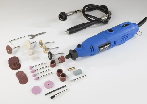 "Elektrisches Mini Bohr-u. Fräswerkzeug mit 40-teiligem Zubehör im Koffer image"