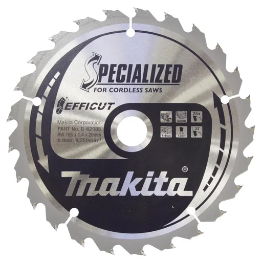 "EFFICUT Sägebatt 165x20x25Z image"