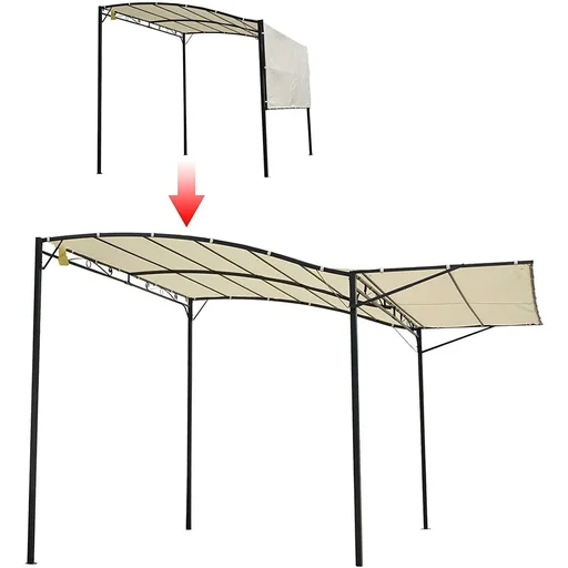 "Pavillon mit klappbarem Seitendach image"