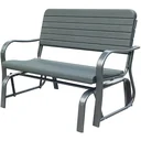 Schaukelbank Gartenbank Parkbank Metall Gartenmöbel 2-Sitzer