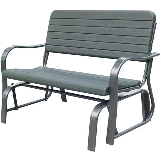 "Schaukelbank Gartenbank Parkbank Metall Gartenmöbel 2-Sitzer image"