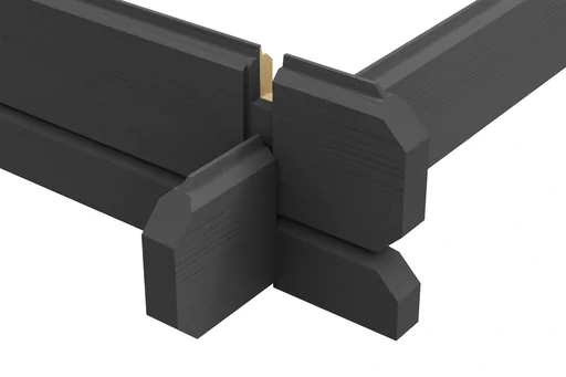 "Gartenhaus 209 Gr.2, 288 x 284 x 254 cm graphitgrau mit Doppeltür image"