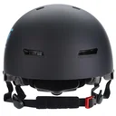 Atlantic Rift Skatehelm/Fahrradhelm/Helm für Inline-Skates/Helm für Skateboard - Schwarz - M - verstellbar