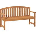 3-Sitzer Gartenbank Holz bis 320kg 140 x 50 x 85 cm