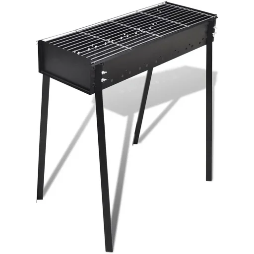 "Holzkohlegrill quadratisch 75x28 cm image"