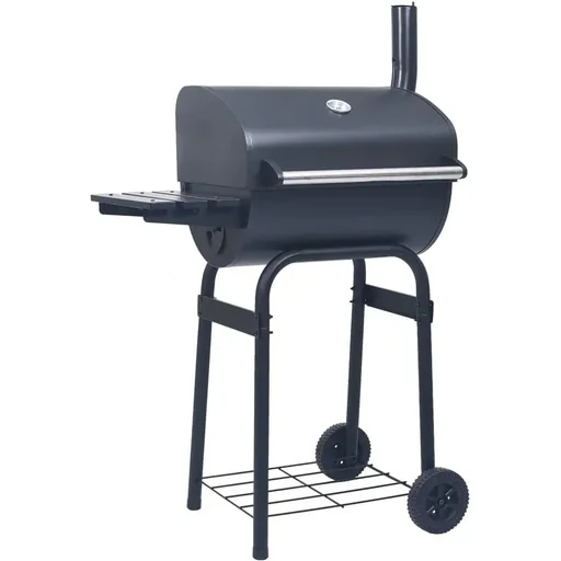 "Holzkohlegrill Smoker mit Unterseite schwarz image"