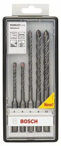 "Hammerbohrer-Set, SDS plus-5, Robust Line, 5-10 mm, 5-teilig image"
