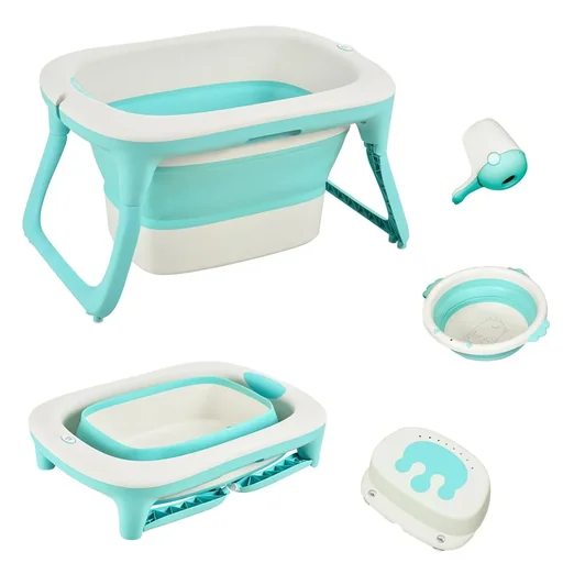 "Babybadewanne mit Waschbecken und Shampoobecher image"