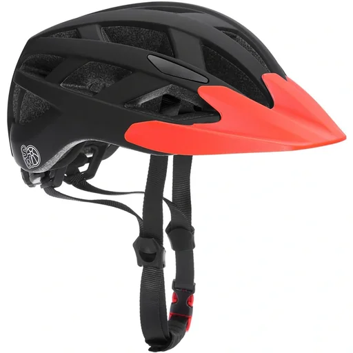 "Kinderhelm schwarz-orange Größe M image"