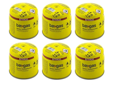 "6 x 190 g Gaskartusche Baygas image"