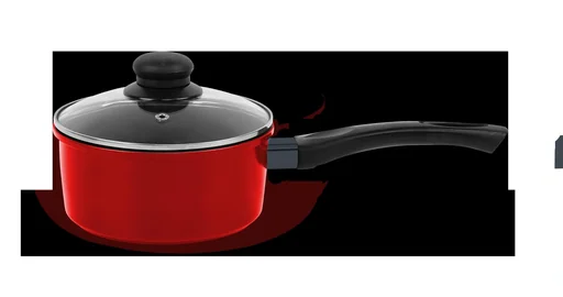 "Carbon Koch-/ Bratset Rot, 7-teilig image"