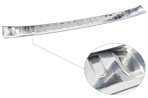 "Edelstahl Ladekantenschutz, Renault KANGOO III furgon 4D,2021>,Erstausrüster Qualität, gebürstet, entgratete Kante image"