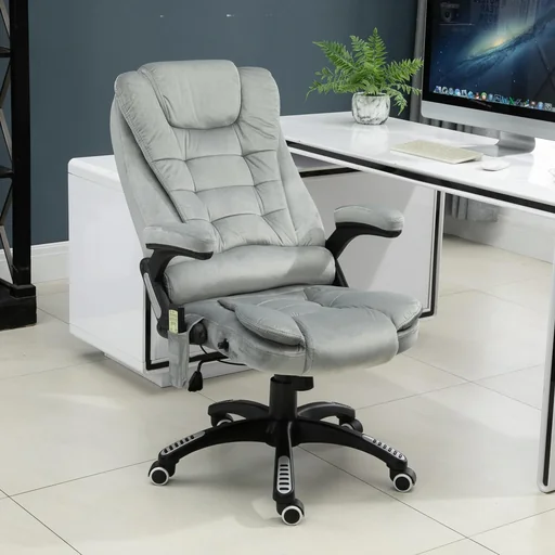 "Drehstuhl mit Massagefunktion, grau image"
