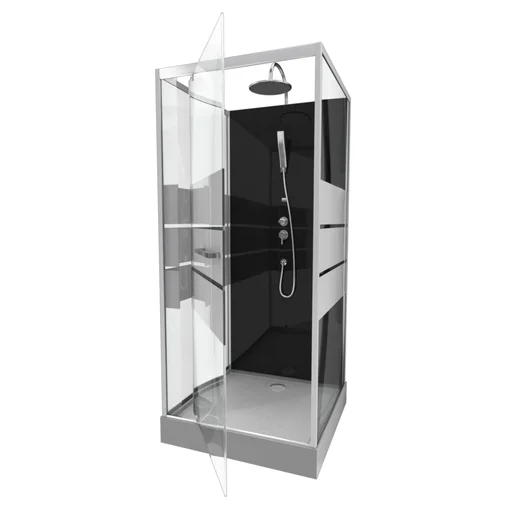"Komplettdusche Fertigdusche 90 x 90 x 225 cm image"