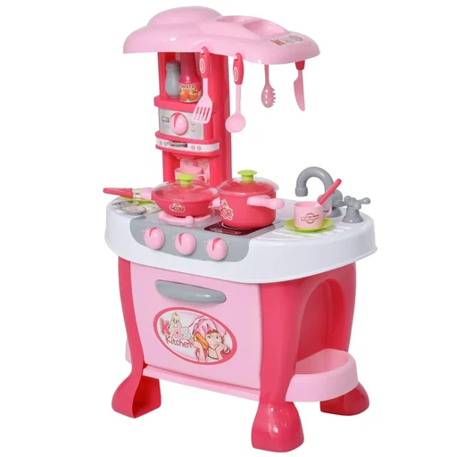 "Kinderspielküche mit 38-teiligem Zubehörset image"
