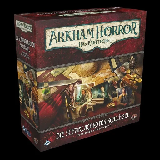 "Arkham Horror Das Kartenspiel - Die scharlachroten Schlüssel (Ermittler-Erweiterung) image"