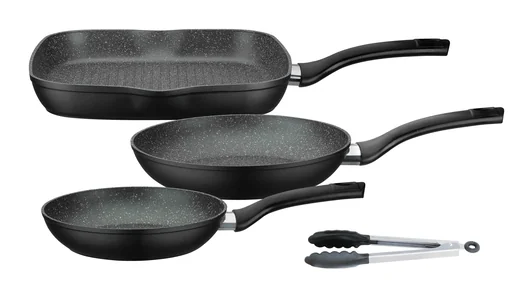 "Bratpfannenset 4-tlg Gourmet Granit image"