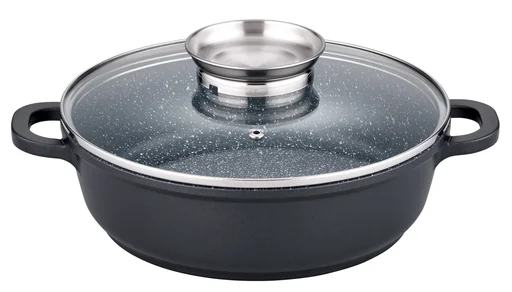 "Runde Servierpfanne 24 cm Gourmet Granit image"