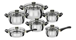 Kochtopfset 12-tlg Gold-Line