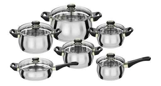 "Kochtopfset 12-tlg Gold-Line image"