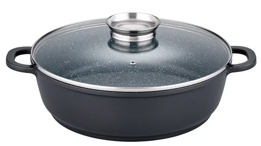 "Runde Servierpfanne 32 cm Gourmet Granit image"